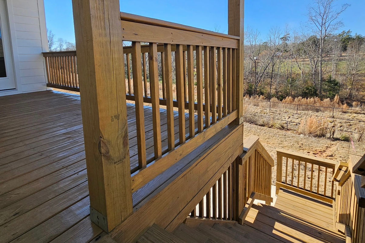 Stained deck in Greenville, SC